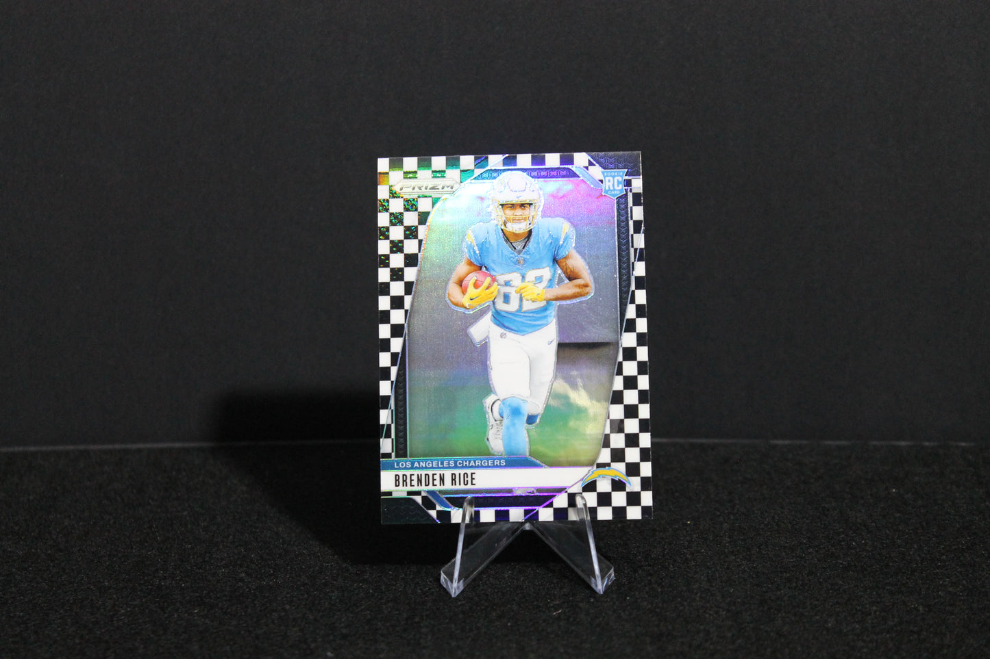 Brenden Rice - 2024 Panini Prizm - Black & White Checker - Rookie
