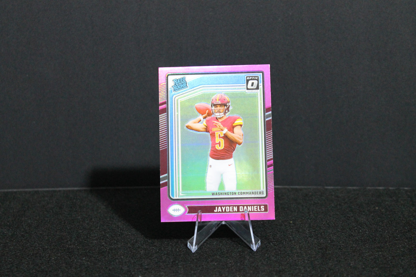 Jayden Daniels - 2024 Donruss Optic - Pink - Rated Rookie