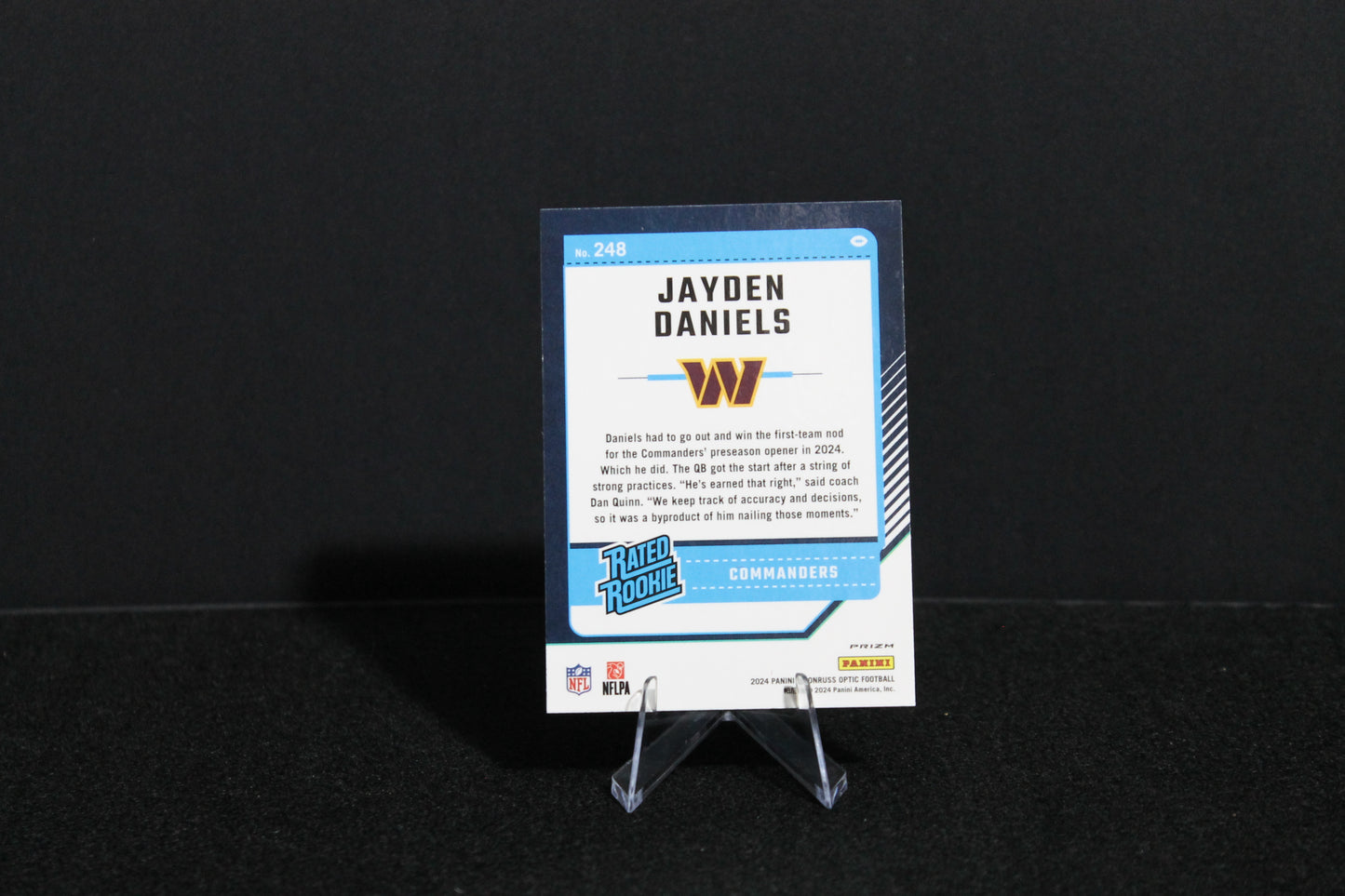 Jayden Daniels - 2024 Donruss Optic - Pink - Rated Rookie