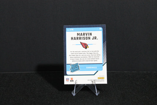 Marvin Harrison Jr. - 2024 Donruss Optic - Purple Shock - Rated Rookie