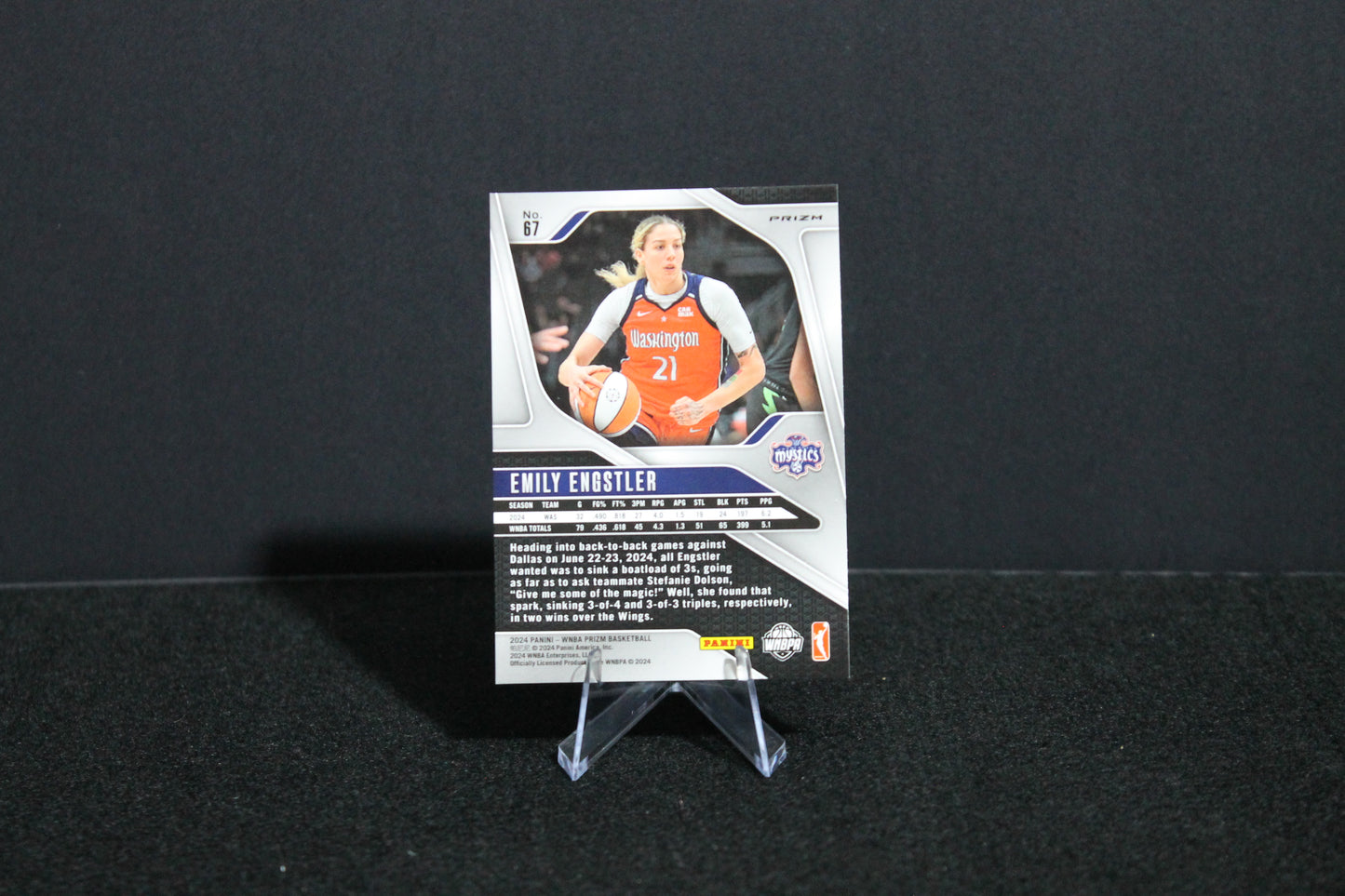 Emily Engstler - 2024 Panini Prizm WNBA - Green