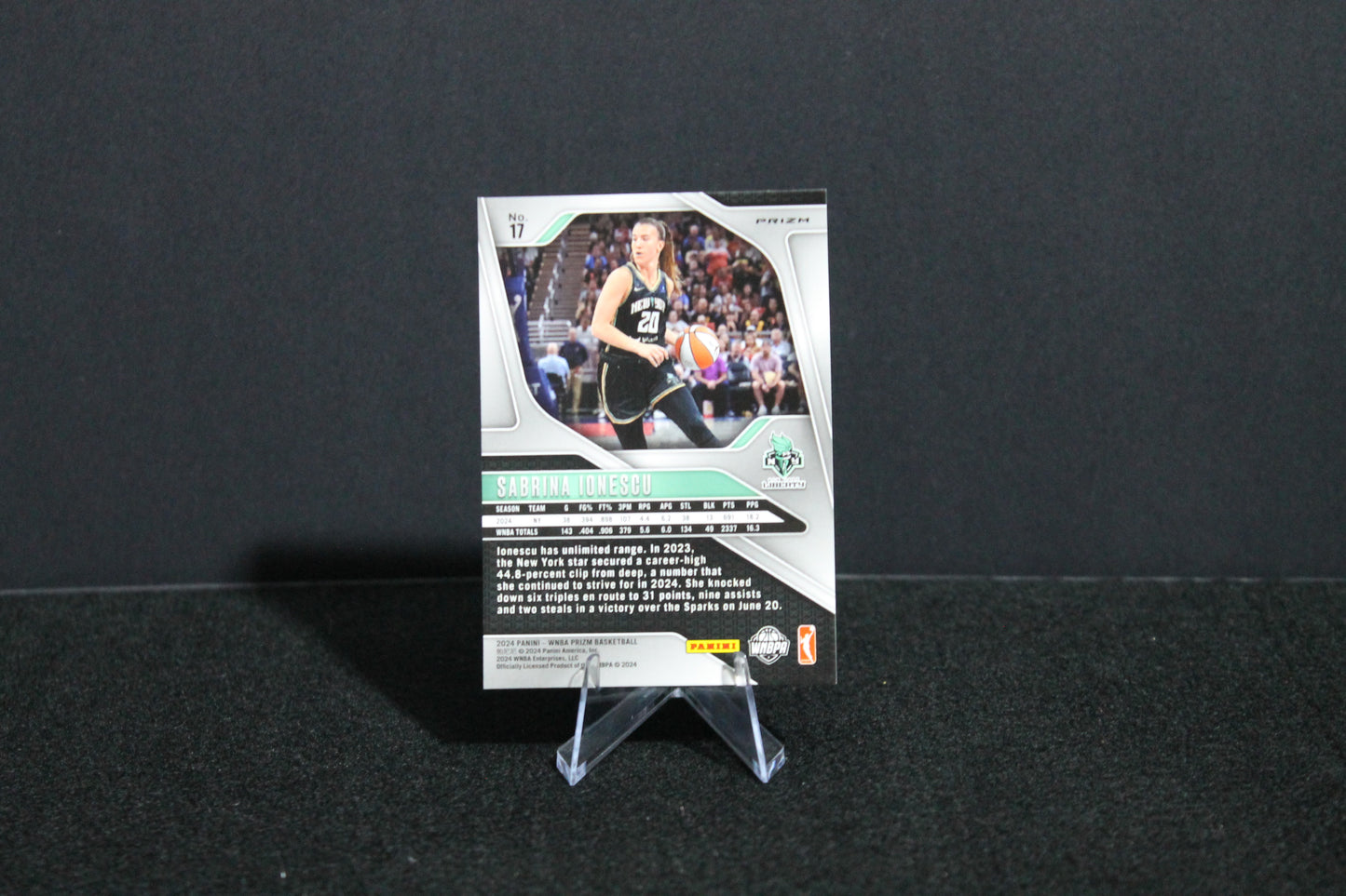 Sabrina Ionescu - 2024 Panini Prizm WNBA - Green