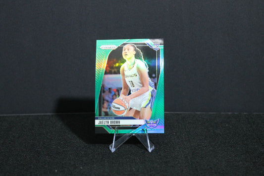 Jaelyn Brown - 2024 Panini Prizm WNBA - Green - Rookie
