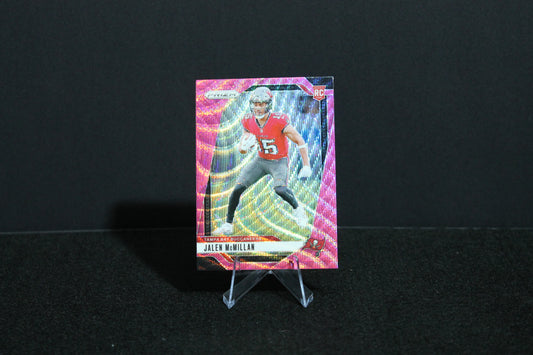 Jalen McMillan - 2024 Panini Prizm - Pink Wave - Rookie