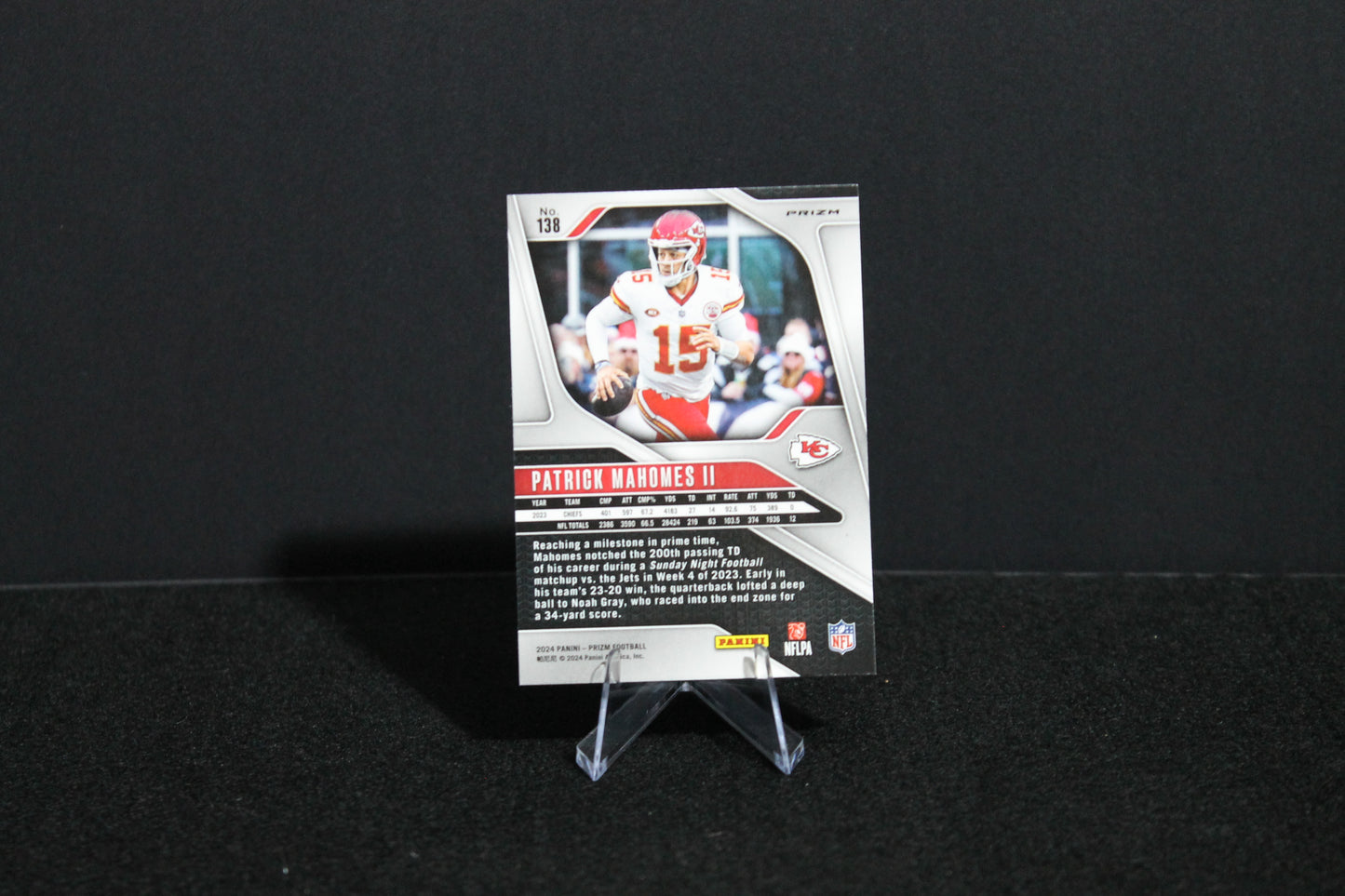 Patrick Mahomes II - 2024 Panini Prizm - Red White & Blue