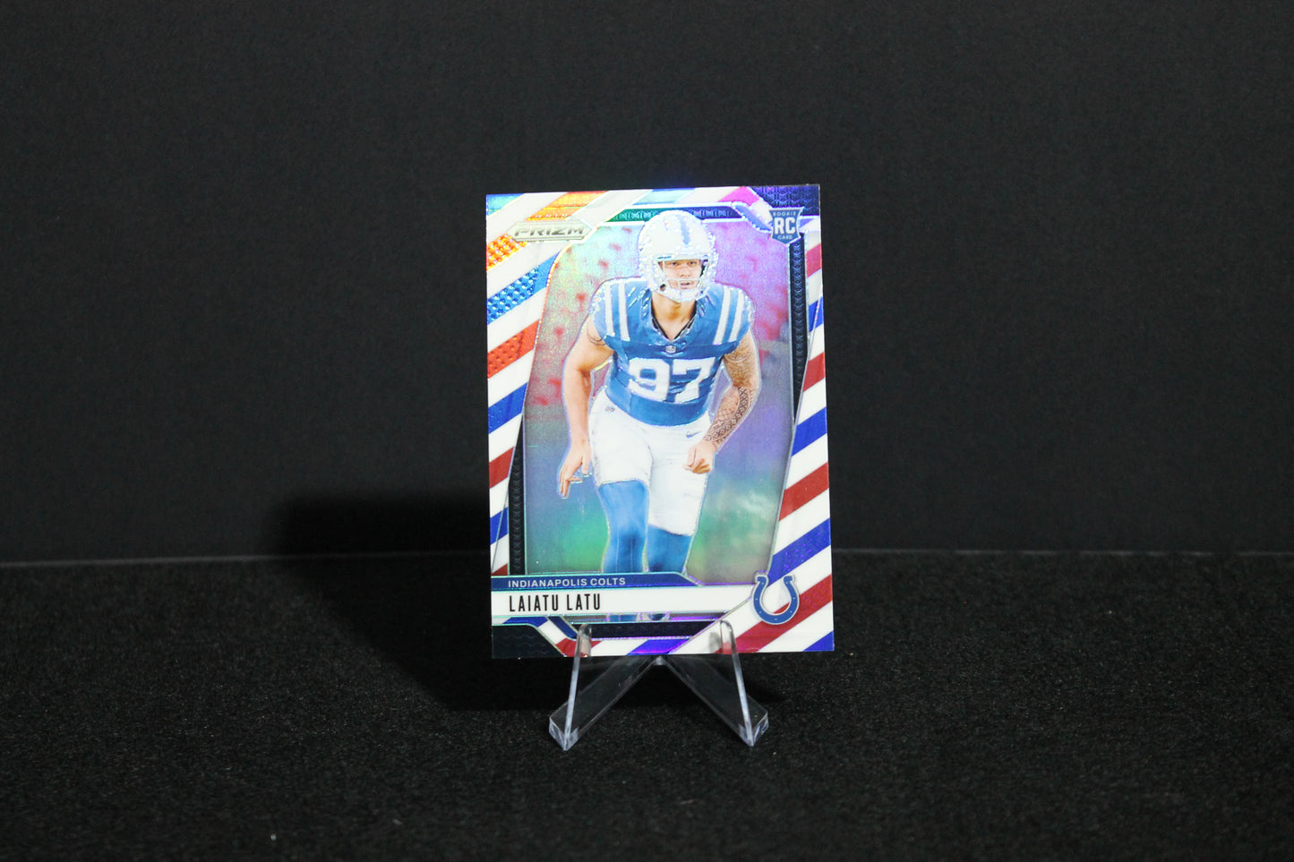 Laiatu Latu - 2024 Panini Prizm - Red White & Blue - Rookie