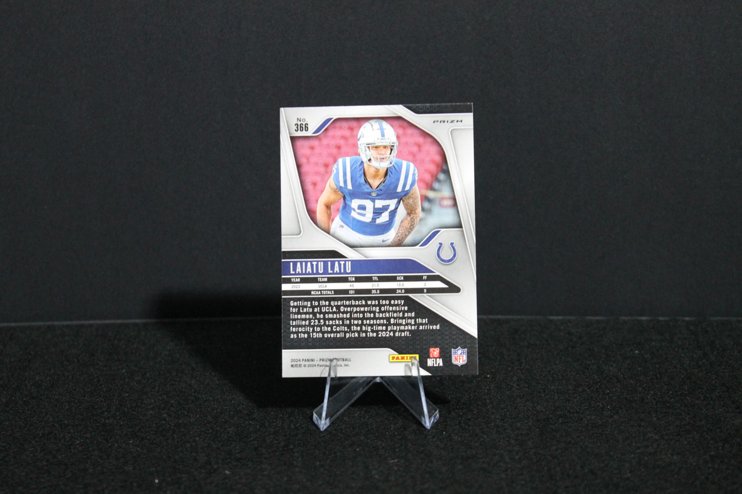 Laiatu Latu - 2024 Panini Prizm - Red White & Blue - Rookie