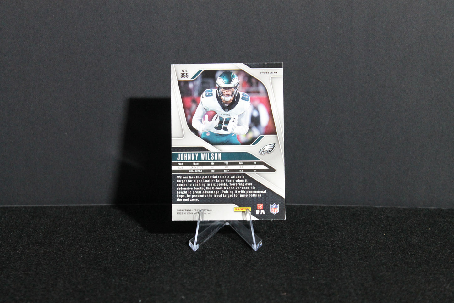 Johnny Wilson - 2024 Panini Prizm - Pink Wave - Rookie
