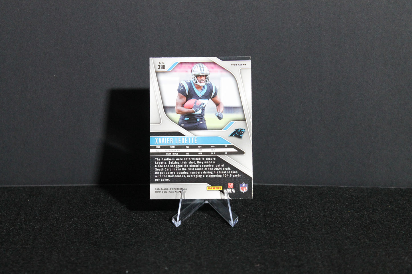 Xavier Legette - 2024 Panini Prizm - Green Wave - Rookie