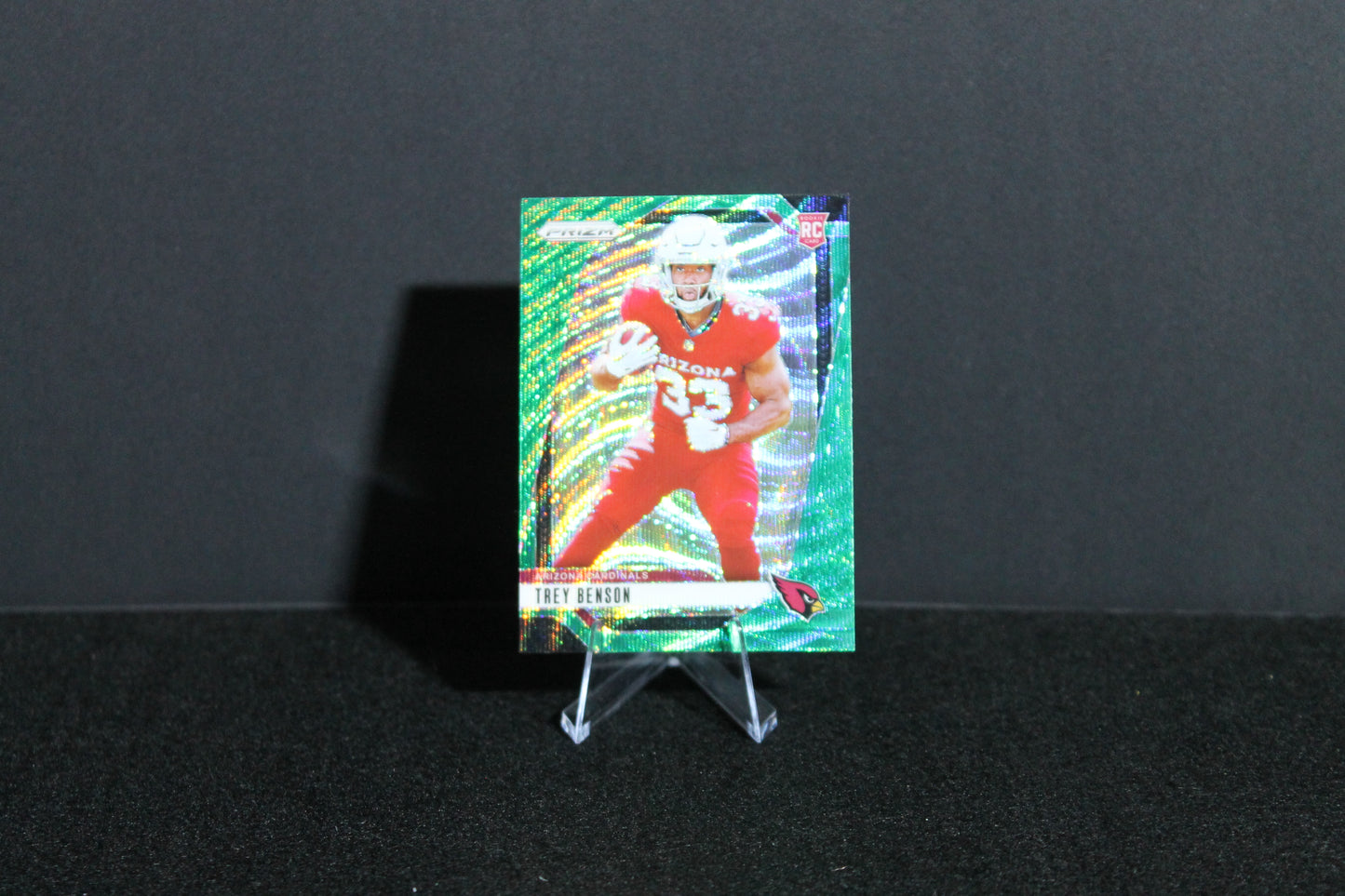 Trey Benson - 2024 Panini Prizm - Green Wave - Rookie