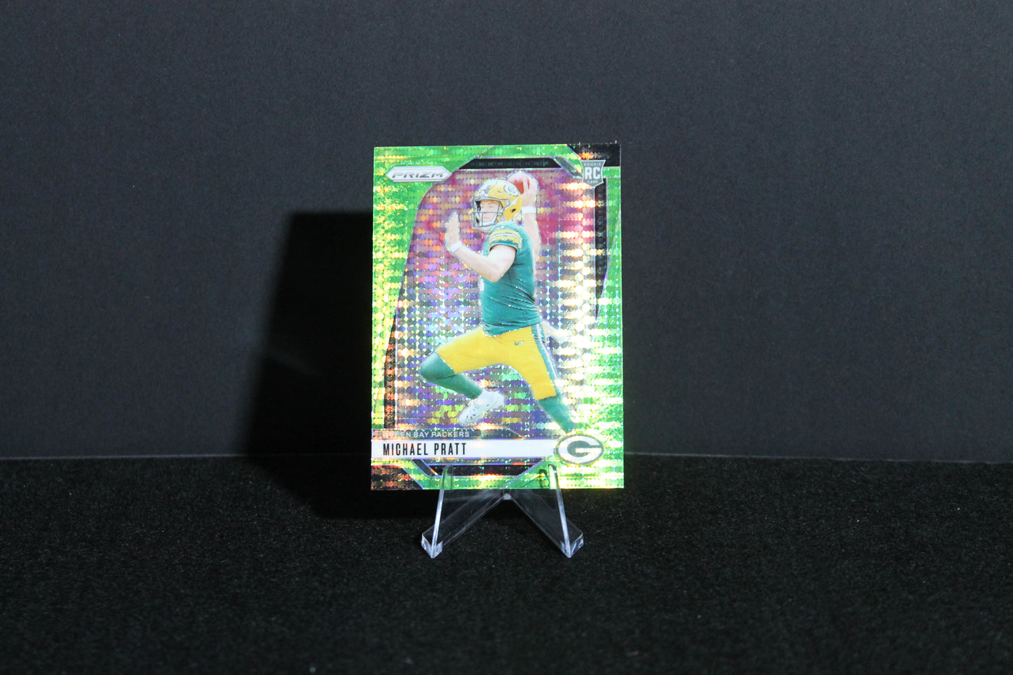 Michael Pratt - 2024 Panini Prizm - Neon Green Pulsar - Rookie