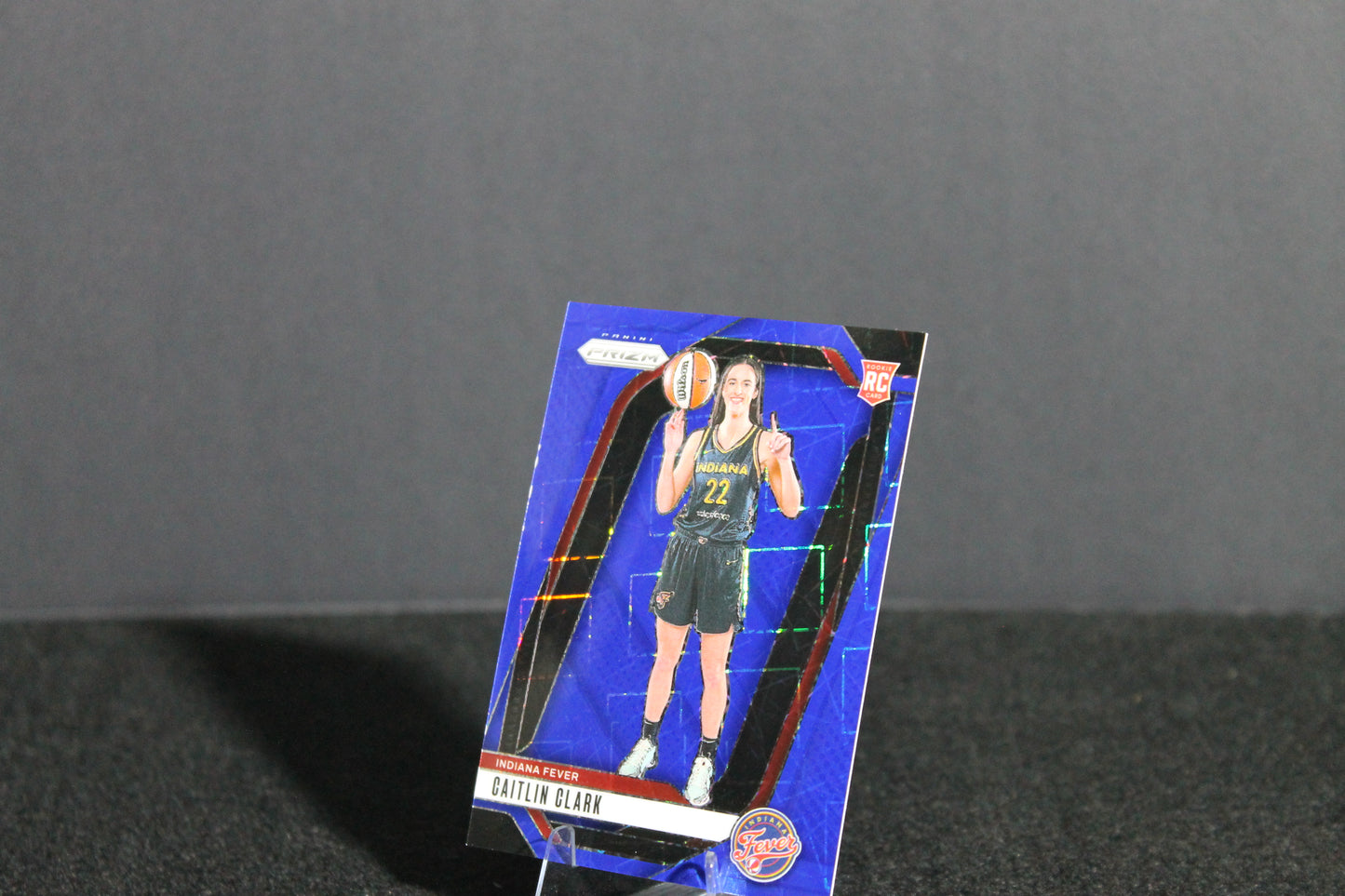 Caitlin Clark - 2024 Panini Prizm WNBA - Blue Velocity - Rookie Variation
