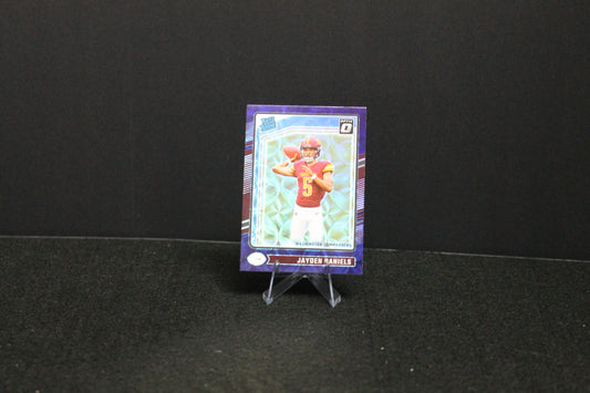 Jayden Daniels - 2024 Donruss Optic - Purple Scope - Rookie