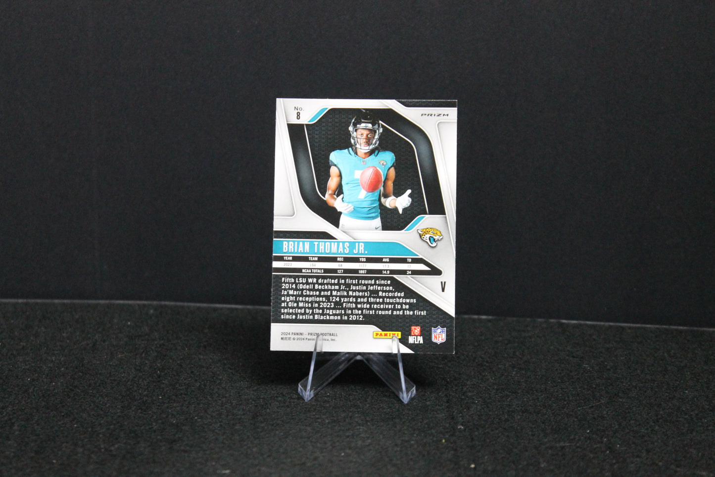 Brian Thomas Jr. - 2024 Panini Prizm - Pink Wave - Rookie Variation