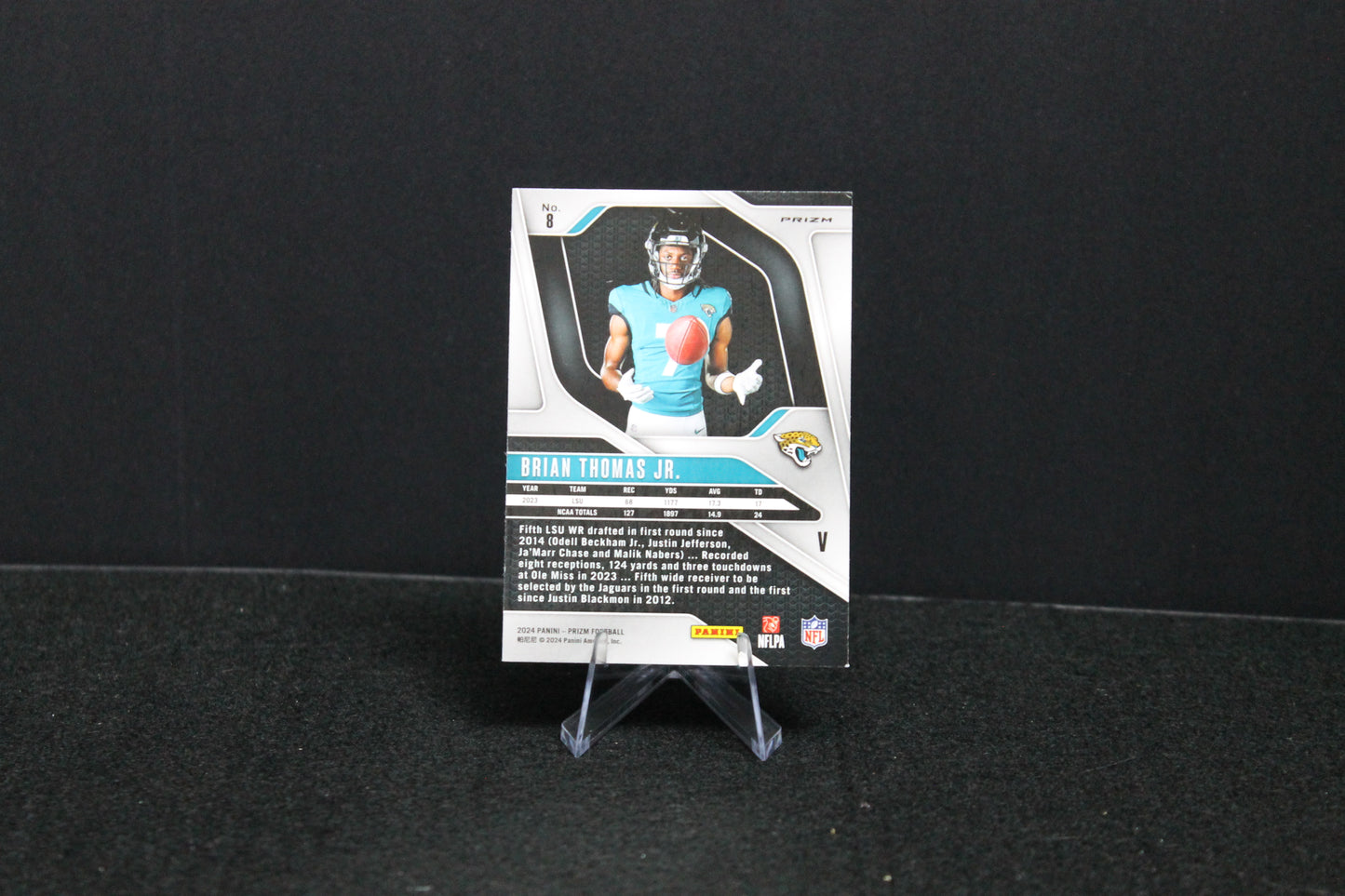 Brian Thomas Jr. - 2024 Panini Prizm - Pink Wave - Rookie Variation