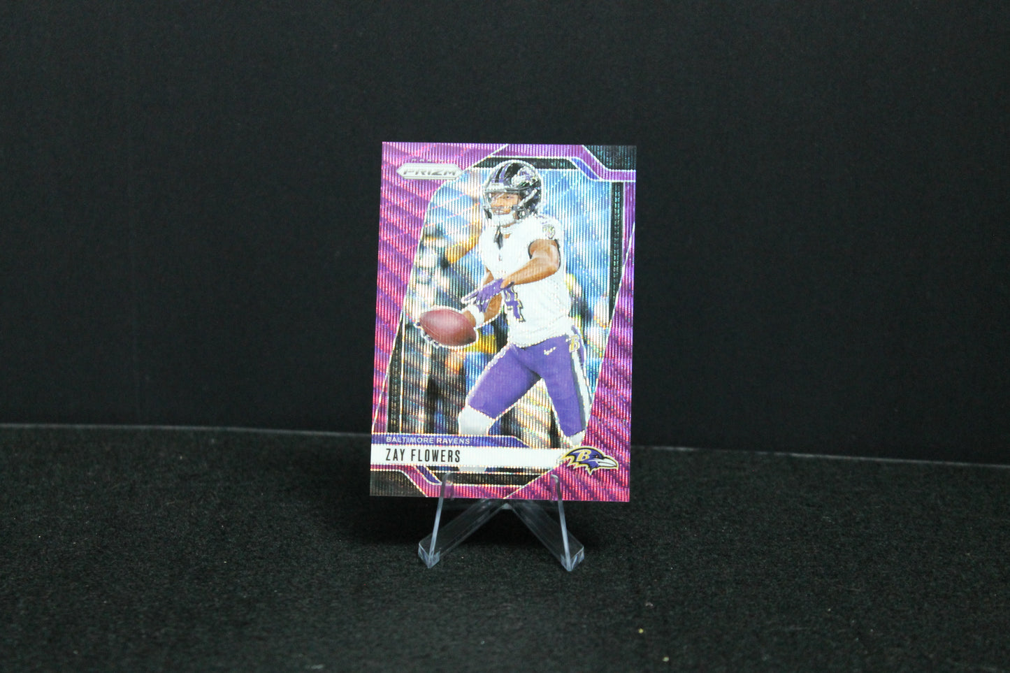 Zay Flowers - 2024 Panini Prizm - Purple Wave /99