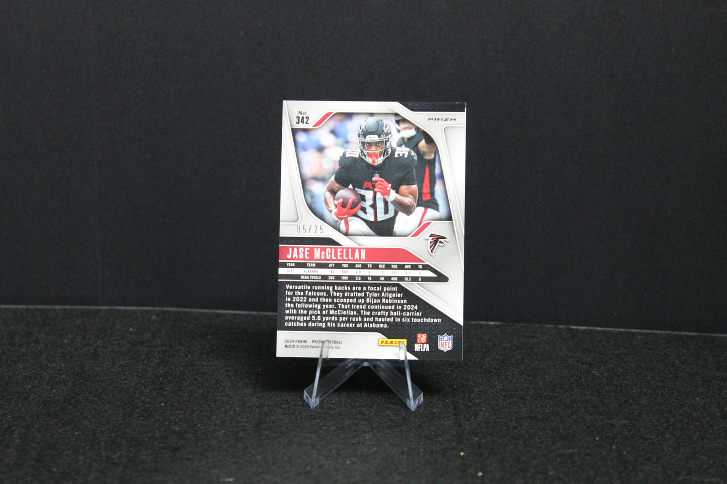 Jase McClellan - 2024 Panini Prizm - No Huddle Pink /25 - Rookie