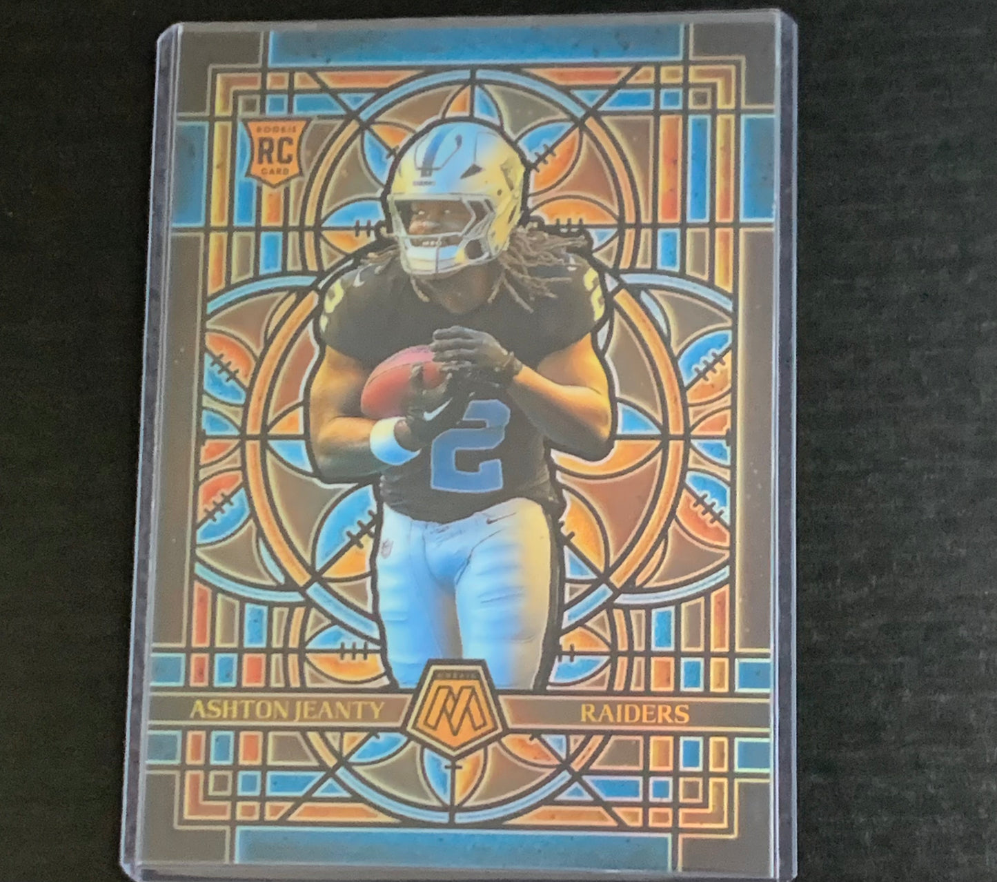 Ashton Jeanty - 2025 Mosaic Football - Oversized / Jumbo Stained Glass