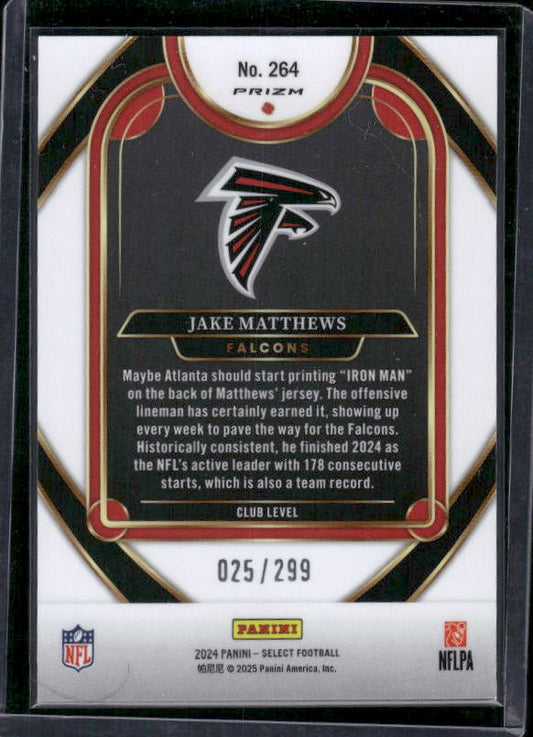 Jake Matthews - 2024 Select Football - Copper Shock /299 - Club Level