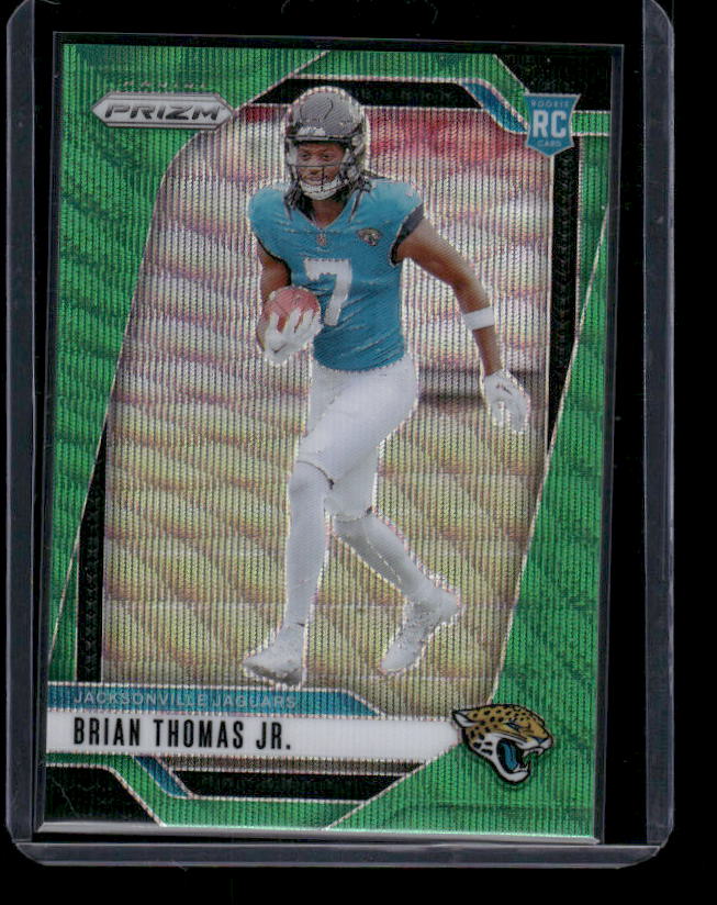 Brian Thomas Jr - 2024 Panini Prizm - Green Wave - Rookie