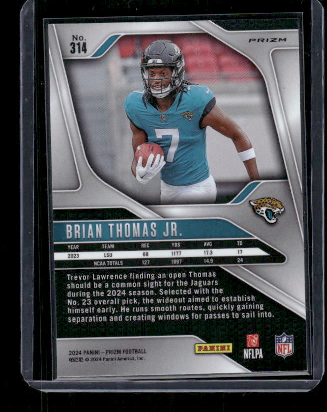 Brian Thomas Jr - 2024 Panini Prizm - Green Wave - Rookie