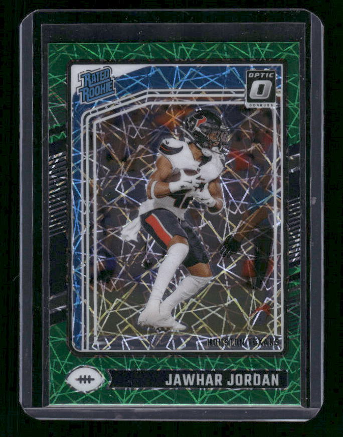 Jawhar Jordan - 2024 Donruss Optic - Green Velocity - Rated Rookie