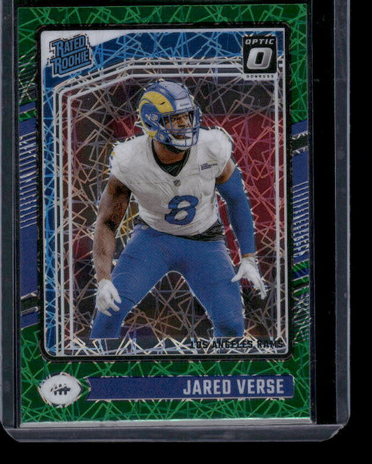 Jared Verse - 2024 Donruss Optic - Green Velocity - Rated Rookie