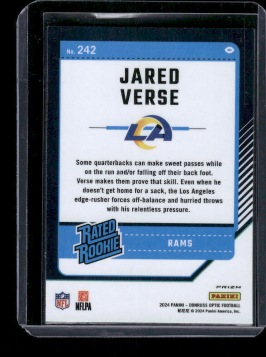 Jared Verse - 2024 Donruss Optic - Green Velocity - Rated Rookie