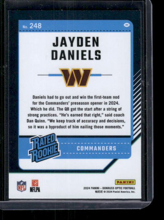 Jayden Daniels - 2024 Donruss Optic - Rated Rookie