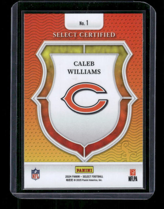 Caleb Williams - 2024 Select Football - Select Certified - Rookie