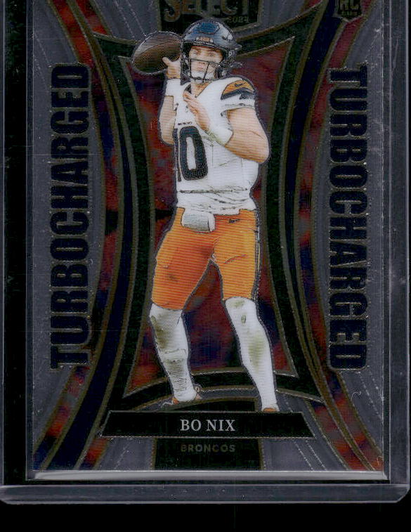 Bo Nix - 2024 Select Football - Turbocharged - Rookie