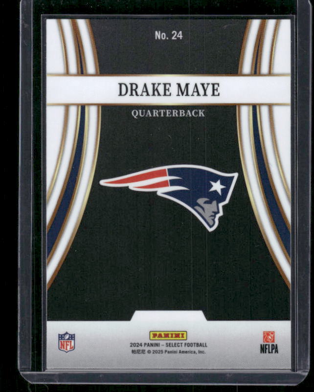 Drake Maye - 2024 Select Football - Turbocharged - Rookie