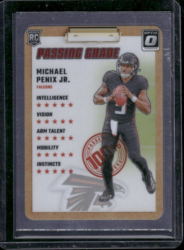 Michael Penix Jr - 2024 Donruss Optic - Passing Grade - Rookie