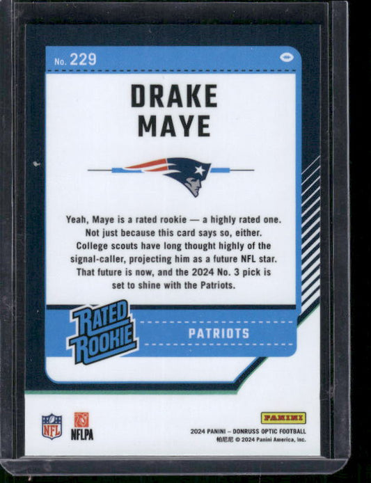 Drake Maye - 2024 Donruss Optic - Rated Rookie