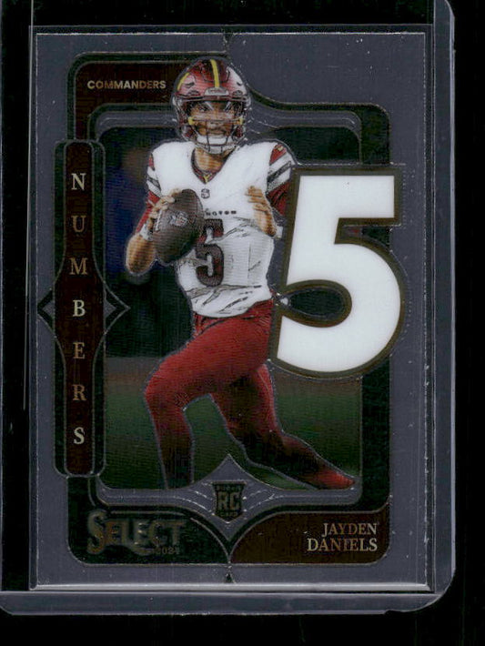 Jayden Daniels - 2024 Select Football - Numbers - Rookie