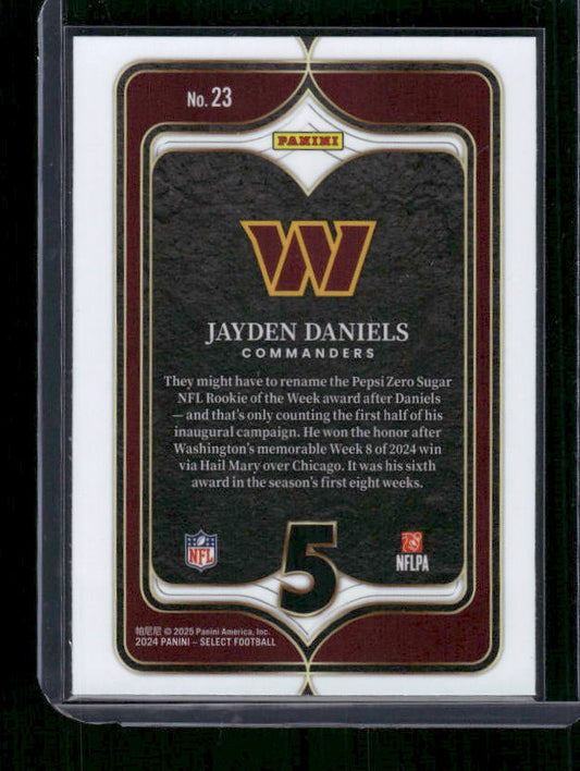 Jayden Daniels - 2024 Select Football - Numbers - Rookie