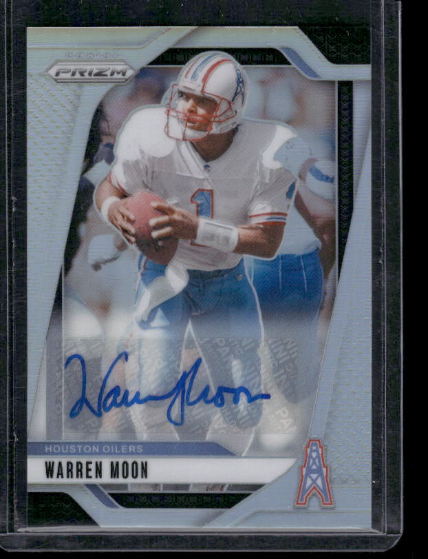 Warren Moon - 2024 Panini Prizm - Silver Prizm Auto