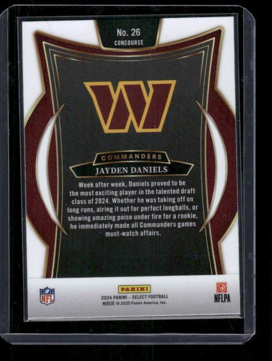 Jayden Daniels - 2024 Select Football - Concourse - Rookie