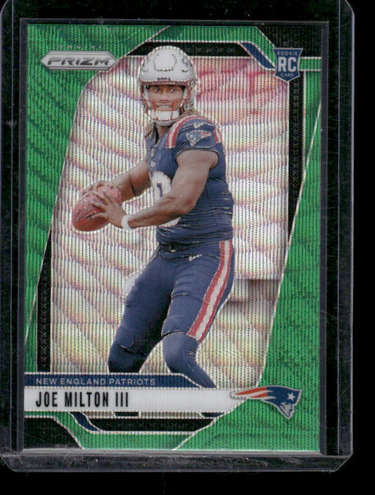 Joe Milton III - 2024 Panini Prizm - Green Wave - Rookie