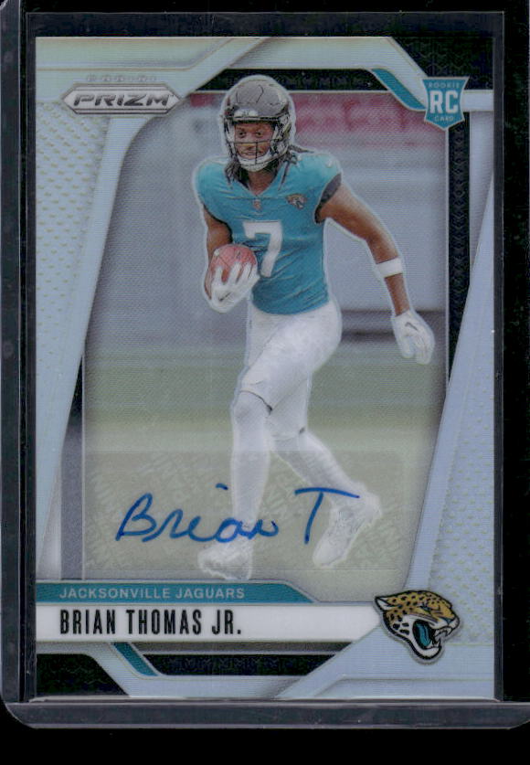 Brian Thomas Jr - 2024 Panini Prizm - Silver Prizm Auto - Rookie