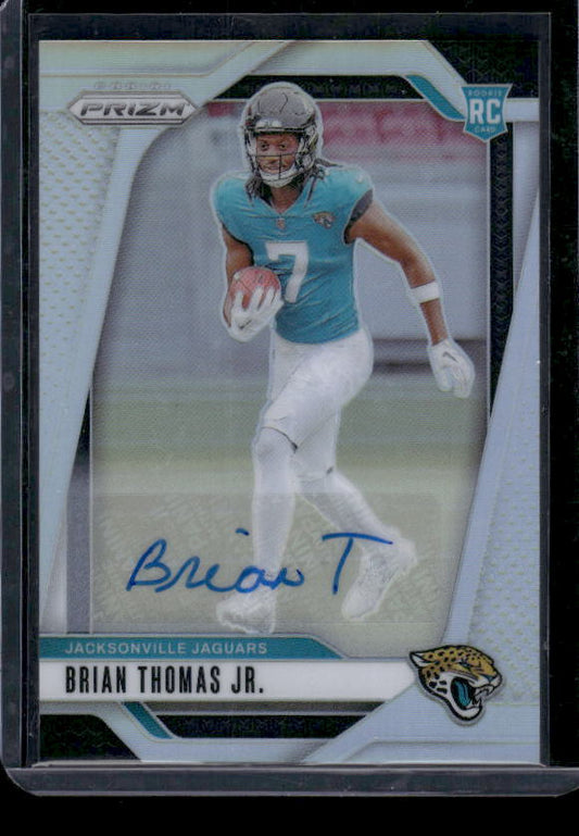 Brian Thomas Jr - 2024 Panini Prizm - Silver Prizm Auto - Rookie