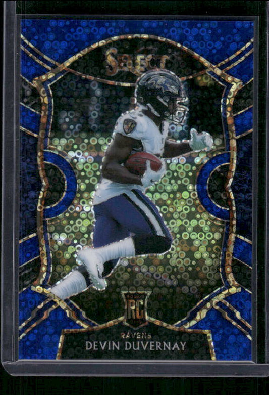 Devin Duvernay - 2020 Select Football - Blue Disco /25 - Concourse - Rookie