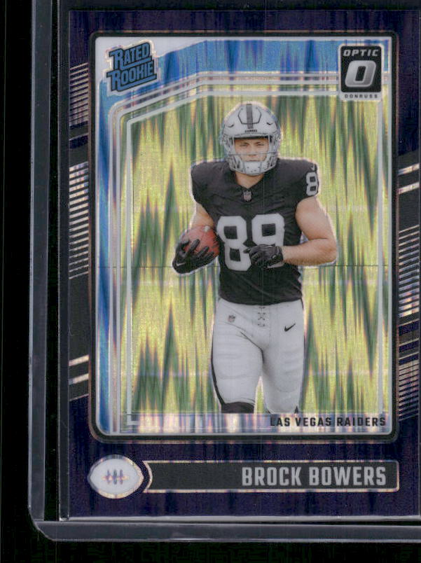 Brock Bowers - 2024 Donruss Optic - Purple Shock - Rated Rookie