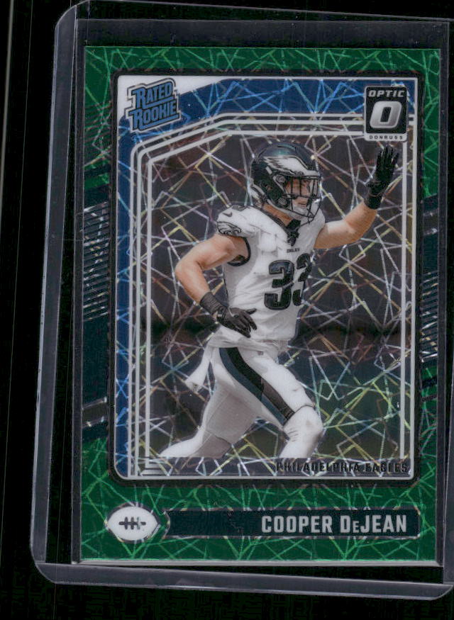 Cooper DeJean - 2024 Donruss Optic - Green Velocity - Rated Rookie