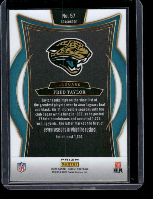 Fred Taylor - 2024 Select Football - Zebra SSP - Concourse