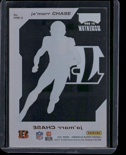Ja'Marr Chase - 2021 Chronicles Playoff Football - Momentum Acetate - Rookie