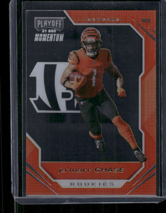 Ja'Marr Chase - 2021 Chronicles Playoff Football - Momentum Acetate - Rookie