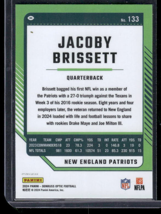 Jacoby Brissett - 2024 Donruss Optic - Stars SSP