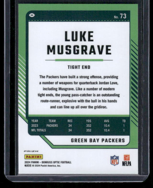 Luke Musgrave - 2024 Donruss Optic - Stars SSP