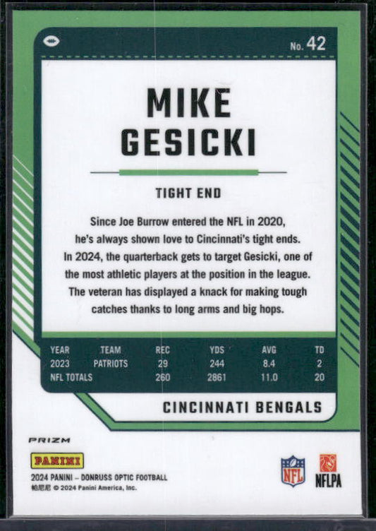 Mike Gesicki - 2024 Donruss Optic - Stars SSP